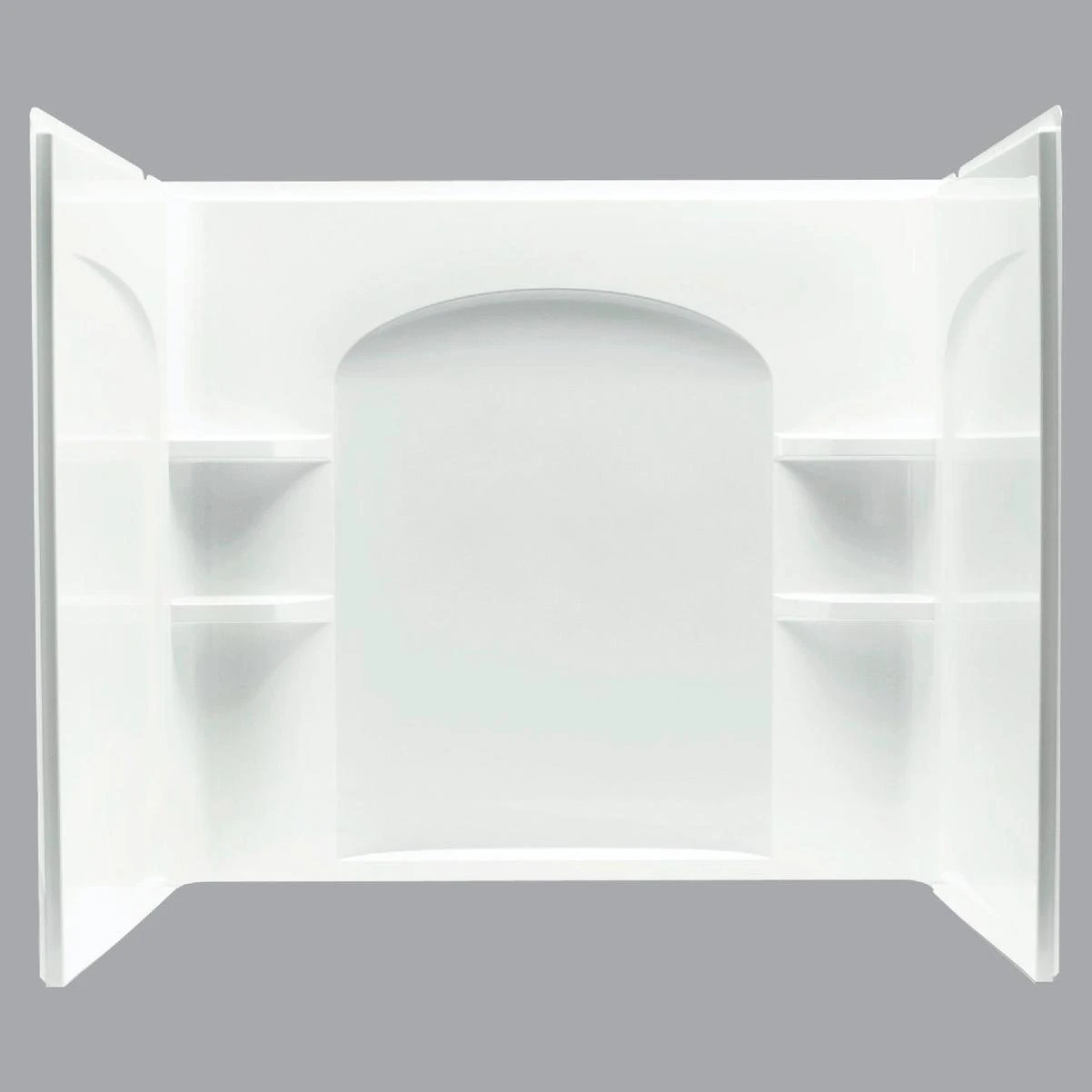 Ensemble 60 In. L X 33-1/4 In. W X 55-1/4 In. H 3-piece Wall Set In White
