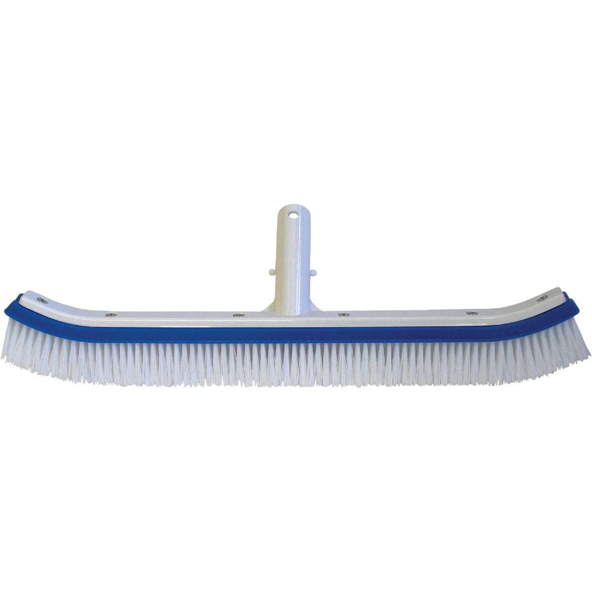 18 In. L. Polypropylene Bristles Aluminum Back Curved Wall Brush