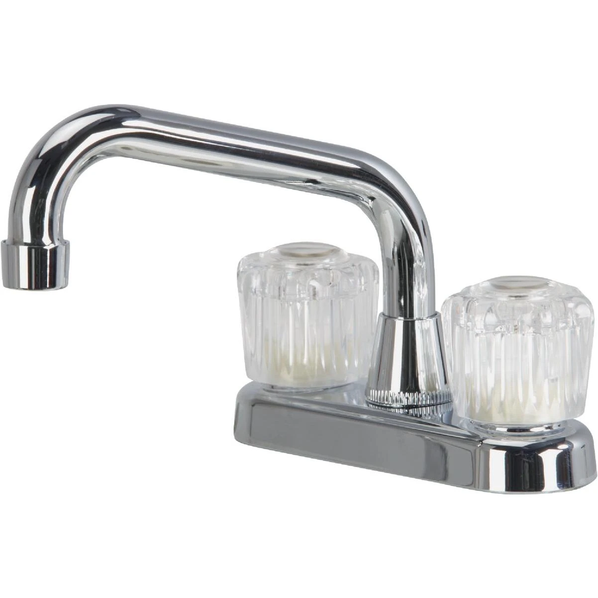 4 In. Center 2-handle Non-metallic Laundry Faucet, Chrome