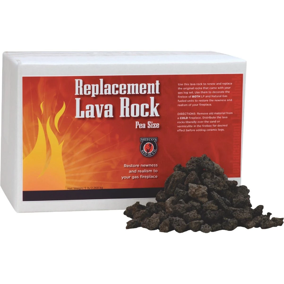 Black & Reddish-brown Lava Rock
