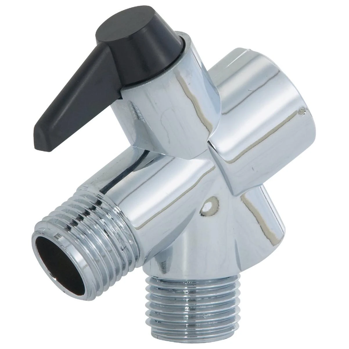 1/2 In. Chrome Plastic Shower Diverter