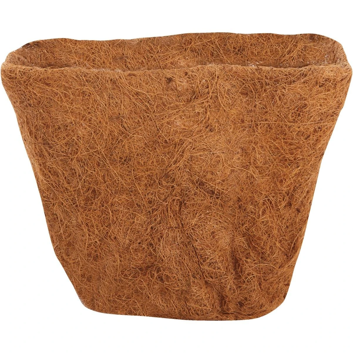 14 In. W. X 14 In. L. X 12 In. D. Coconut Fiber Square Plant Liner