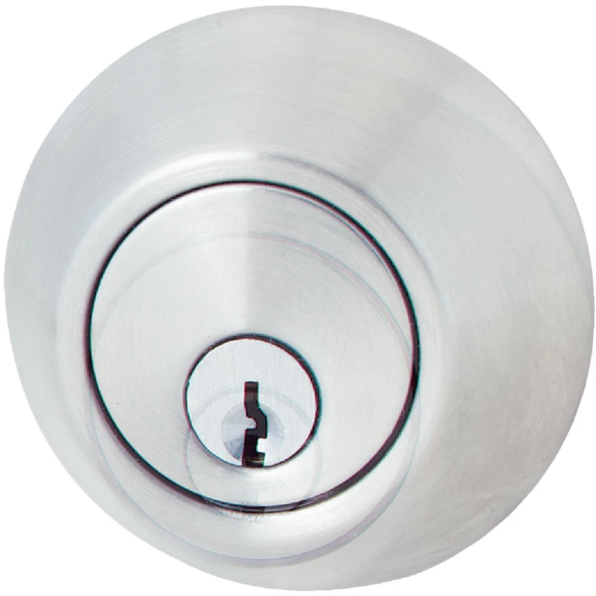 Satin Chrome Double Cylinder Deadbolt