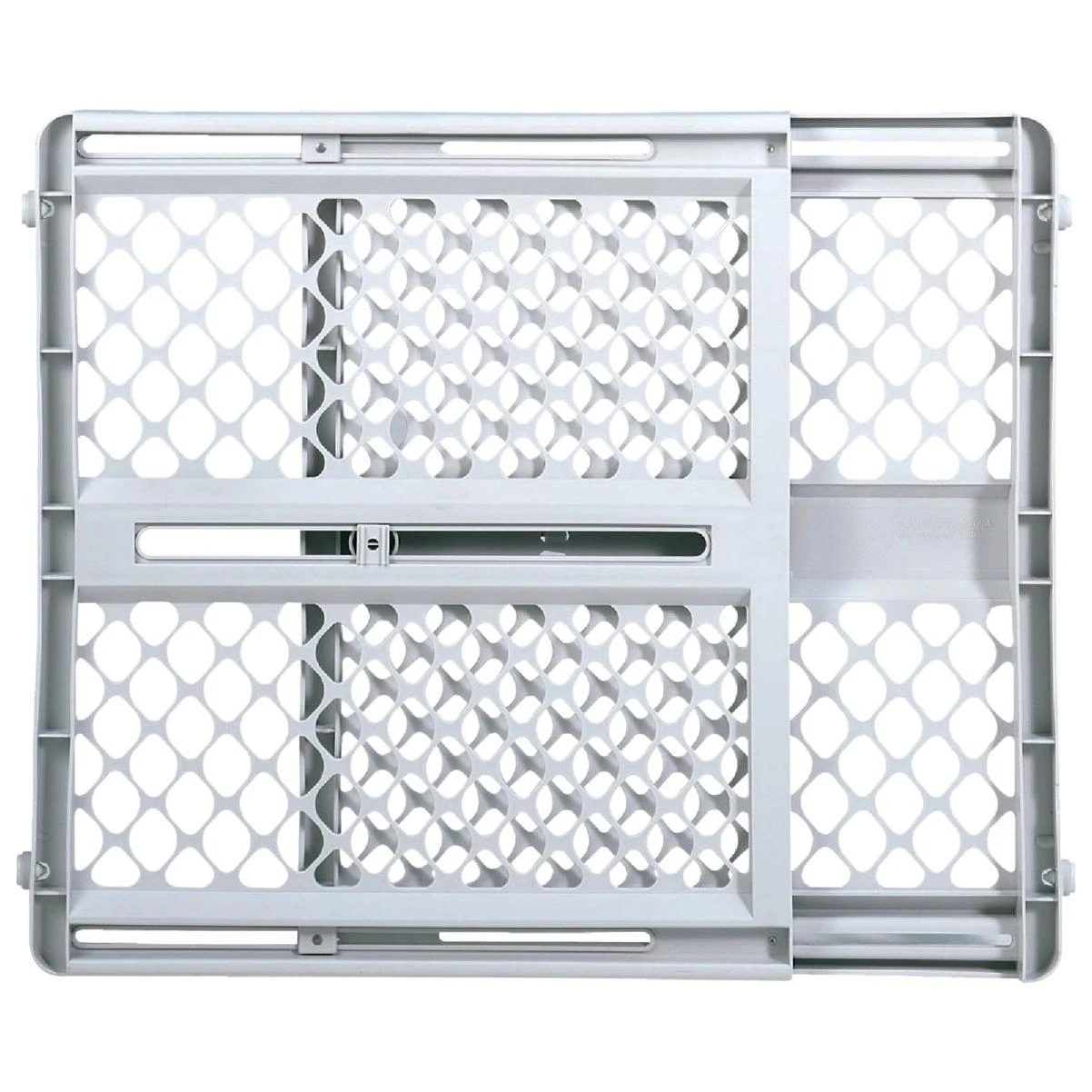 26 In. To 42 In. W. White Plastic Universal Pet Gate