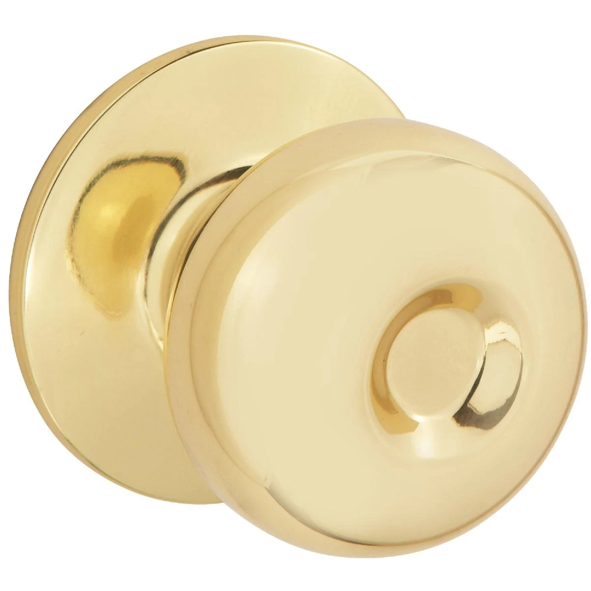 Polished Brass Bed & Bath Door Knob