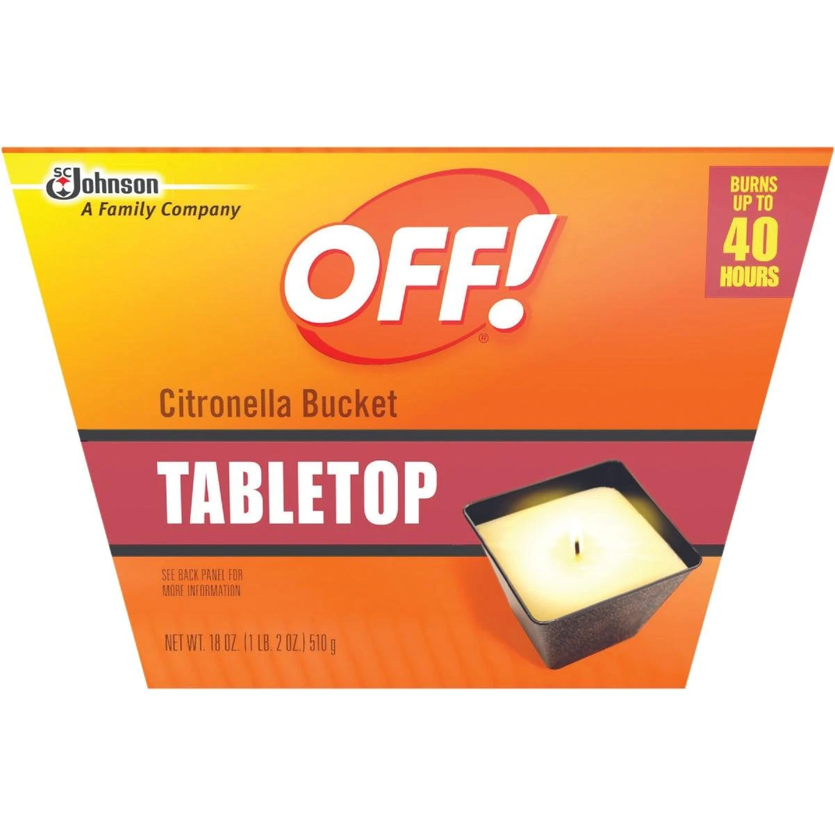 18 Oz. 1-wick Tabletop Citronella Candle