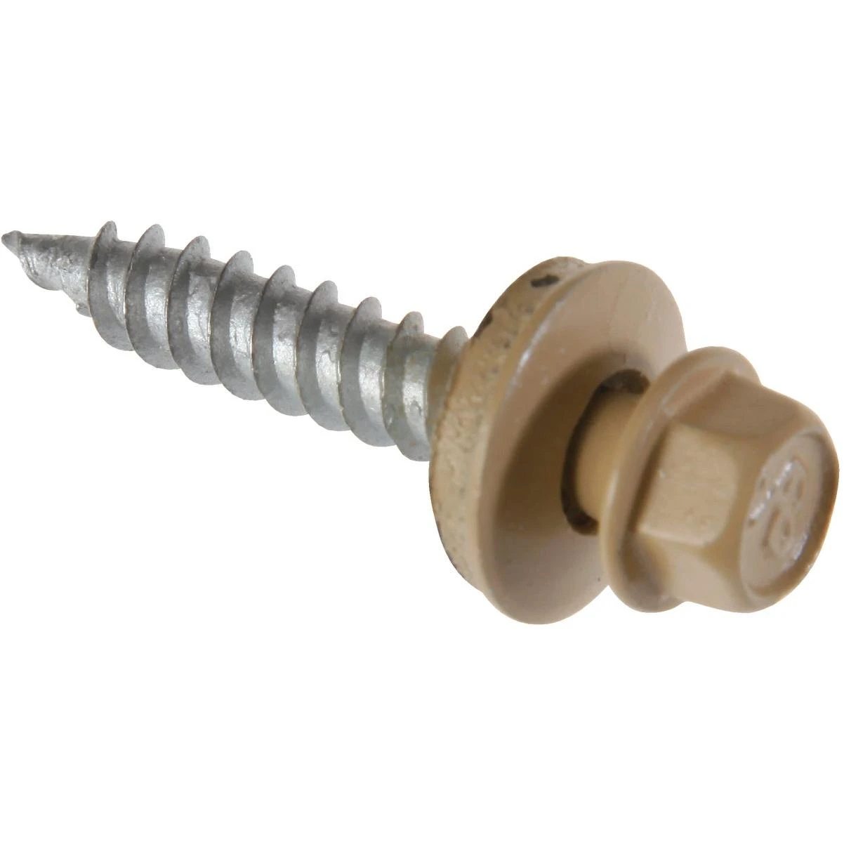#9 X 1-1/2 In. Hex Washered Tan Framing Screw (250-count)