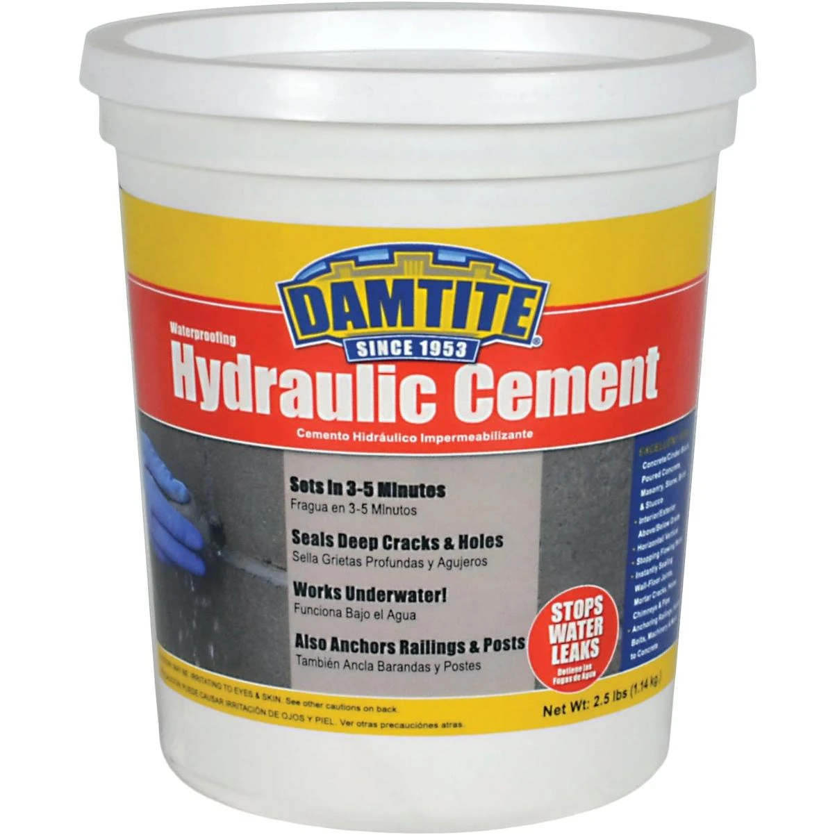 2.5 Lb. Tub Hydraulic Cement