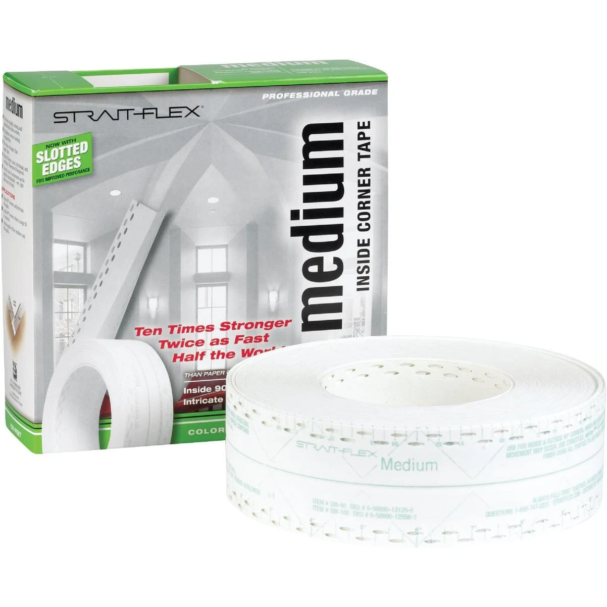 Clarkdietrich/strait-flex 2-1/4 In. X 100 Ft. medium Corner drywall Tape