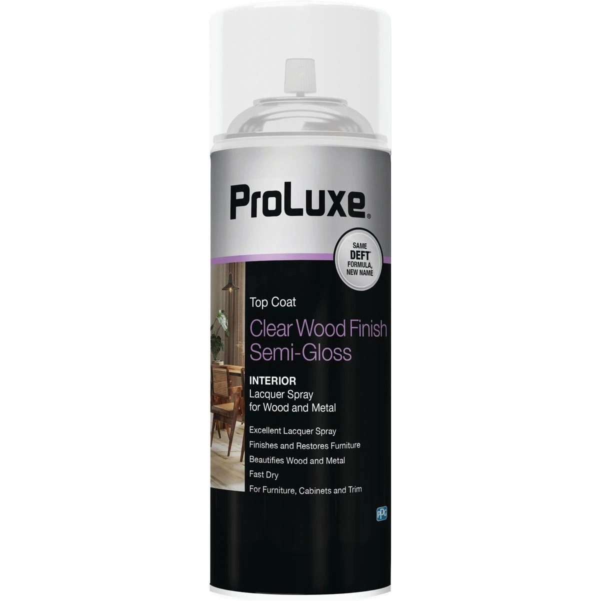 Semi-gloss Clear Wood Finish Aerosol Spray, 12.25 Ounce Can