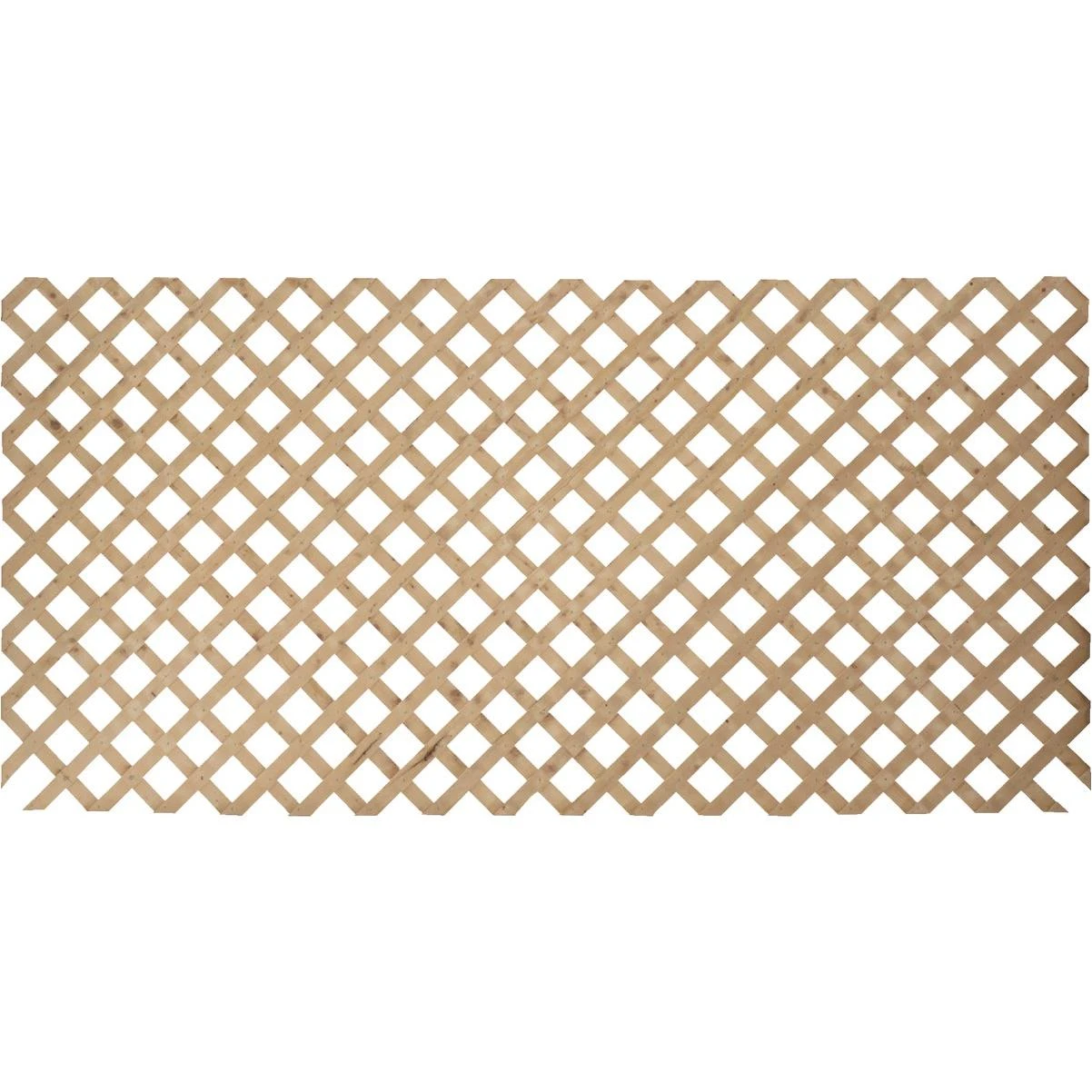 4 Ft. W X 8 Ft. L X 1/2 In. Thick Treated Wood Lattice Panel