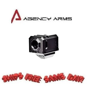 Agency Arms Gen 4 Two Chamber Compensator Fits Glock 17/19/34# 417-4-BLK