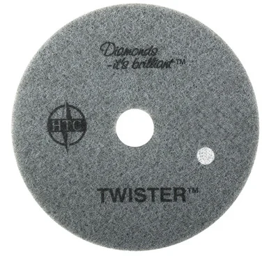 Americo435313 – 13″ Twister Diamond Coated White Pads 800 Grit (2 Pack)