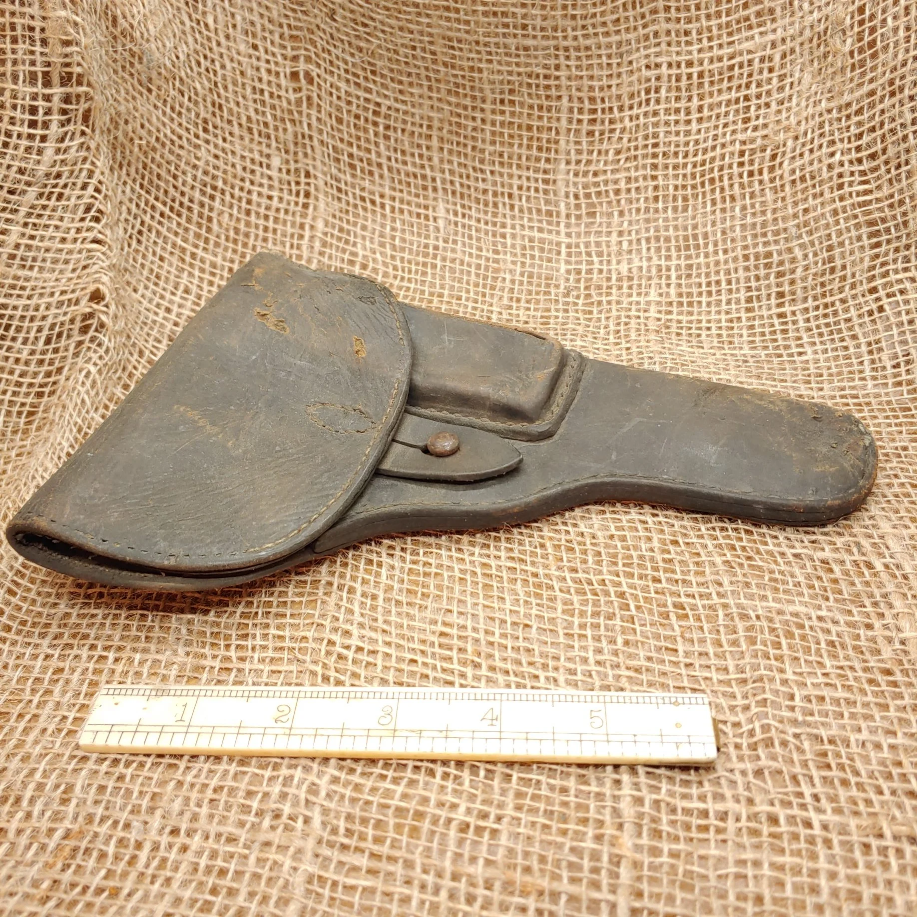 Astra 600 Black Leather Holster | Poor Condition