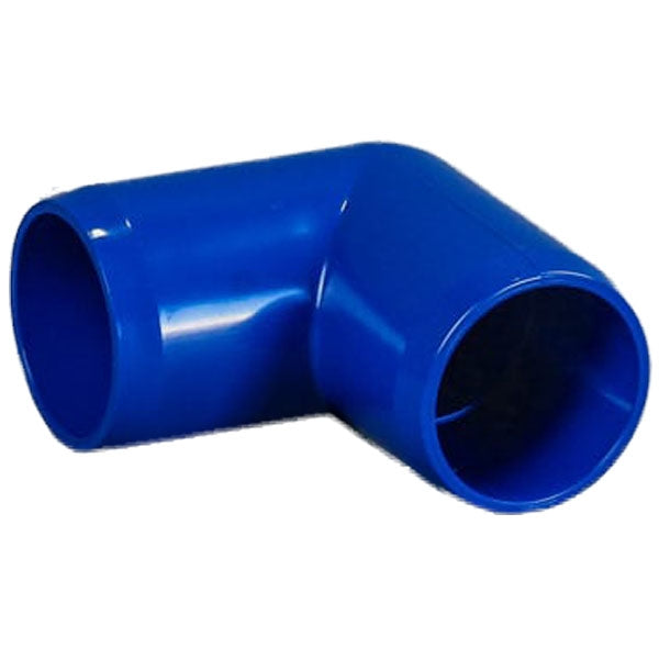 Blue 1-1/2" Furniture Fitting 90 Elbow (FF-90-015-BLUE)