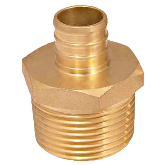 1/2" PEX x MIPS Adapter Lead Free Brass (39804)