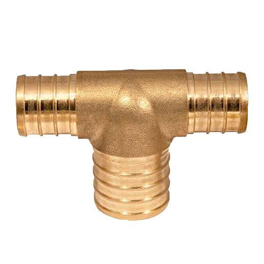 1" PEX Tee Lead Free Brass (39406)