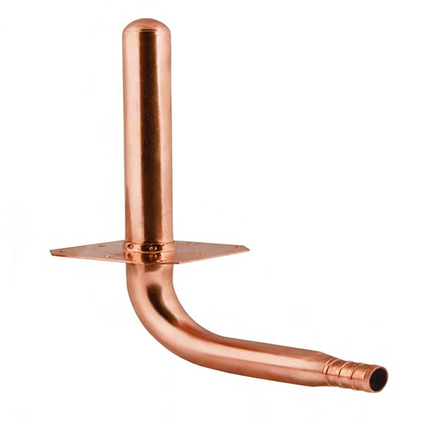 1/2" PEX 3 1/2" X 6" Stubout Elbow w/ Flange (39506)