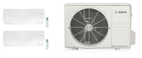 36,000 BTU 2-Zone, Mini-Split Kit (12k+18k Wall Heads, Heat Pump), Max Performance / Cold Climate, R454B