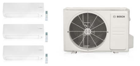 36,000 BTU 3-Zone, Mini-Split Kit (12k+12k+12k Wall Heads, Heat Pump), Max Performance / Cold Climate, R454B