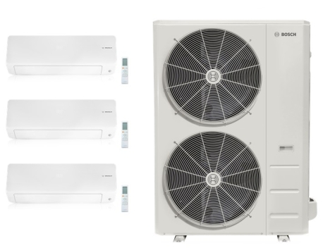 48,000 BTU 3-Zone, Mini-Split Kit (12k+12k+18k Wall Heads, Heat Pump), Max Performance / Cold Climate, R454B