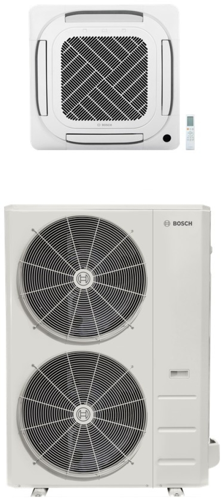 48,000 BTU Single Zone, Mini-Split Kit (Heat Pump + 3 x 3 Celing Cassette + Grille), R454B