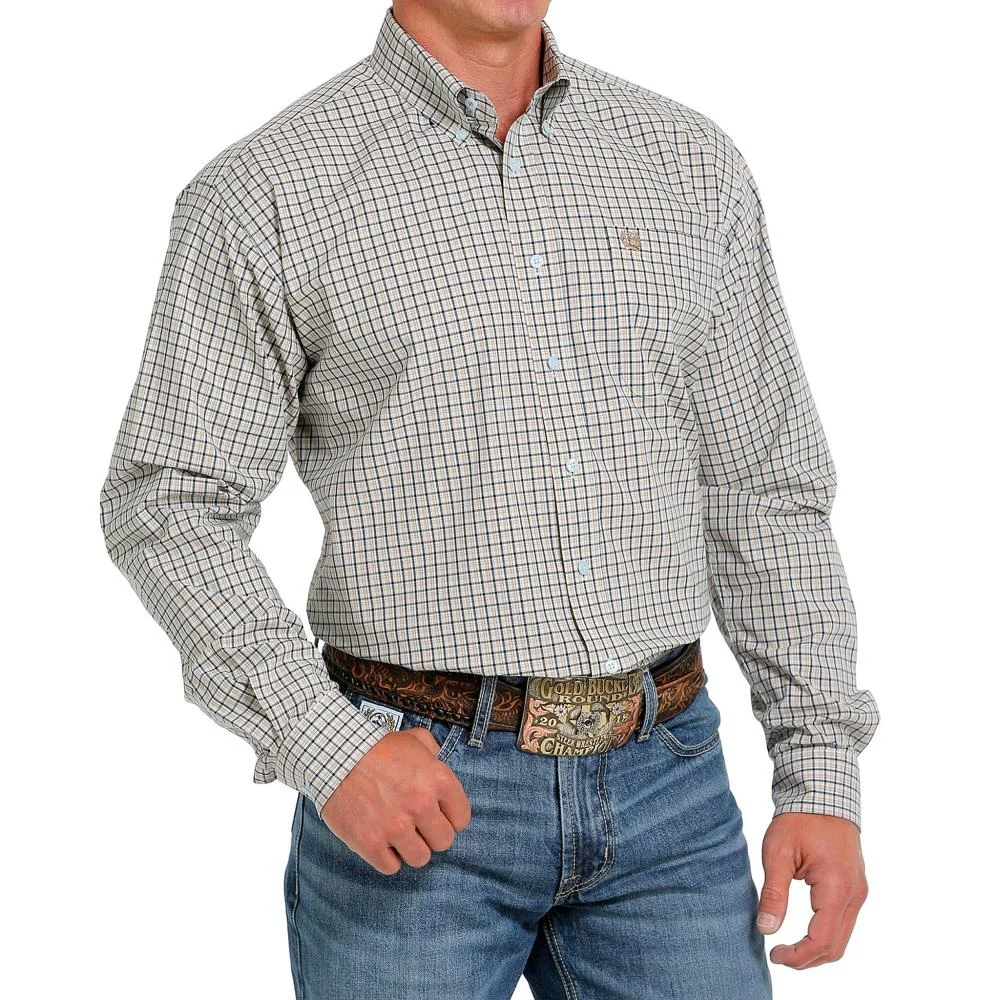 Cinch Mens Plaid Long Sleeve