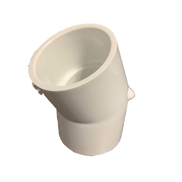 1-1/2" Sch 40 PVC 22-1/2 Elbow - Socket (465-015 / 416-015)