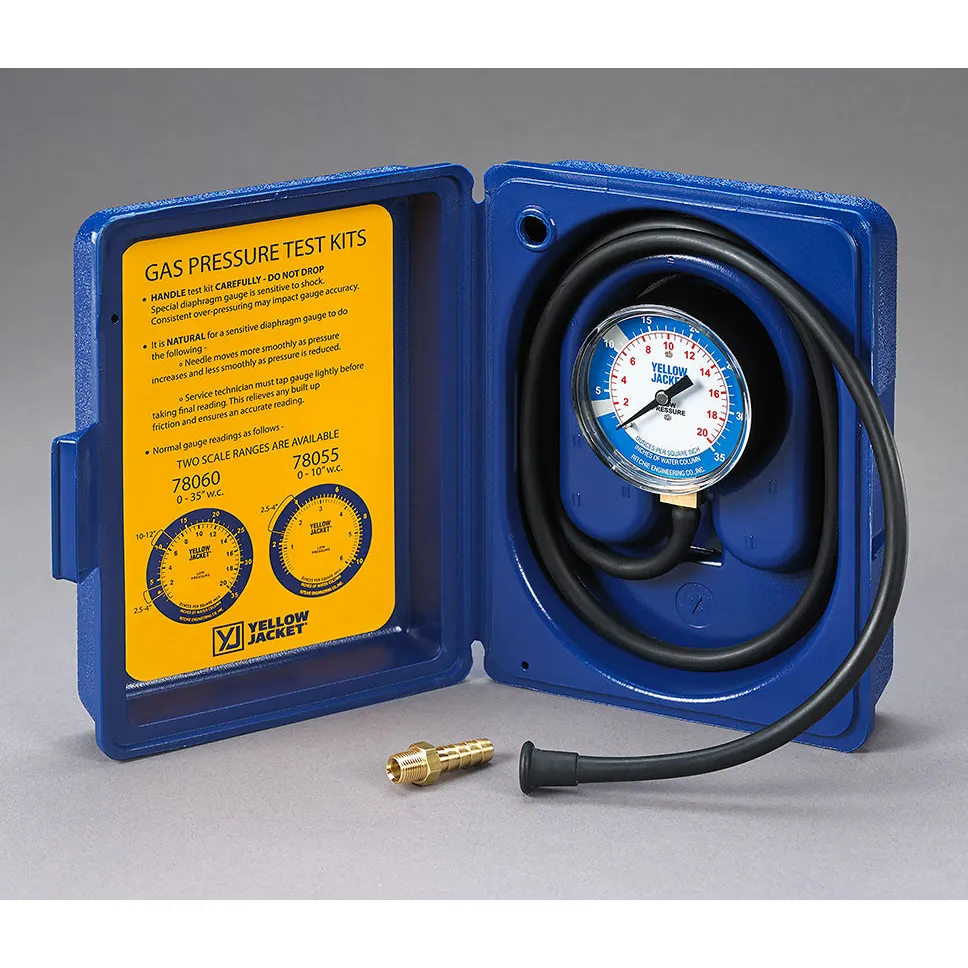Yellow Jacket 78060 Gas Pressure Test Kit – 0-35″ W.C.