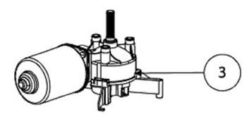 39338S.S Motor Assembly, Dual Bulb w/Battery Backup