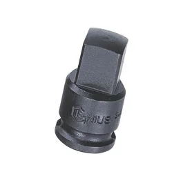 Genius Tools Impact Adapter 3/4 Inch Female to 1 Inch Male Drive CR-Mo Steel with Pin Hole – 640608