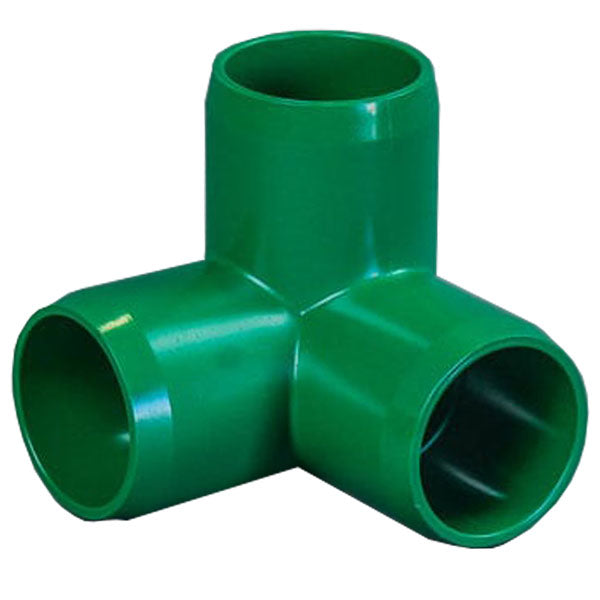 Green 1-1/4" Furniture Fitting 3-way (FF-3W-012-GREEN)