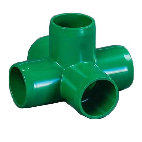 Green 1-1/2" Furniture Fitting 5-way (FF-5W-015-GREEN)
