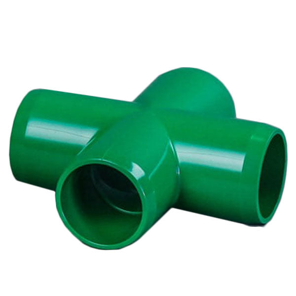 Green 1-1/4" Furniture Fitting Cross (FF-X-012-GREEN)