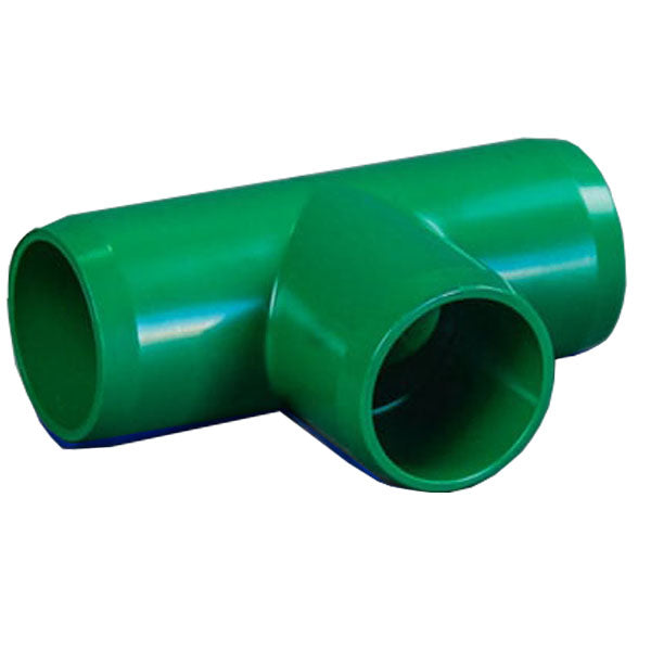 Green 1-1/4" Furniture Fitting Tee (FF-T-012-GREEN)