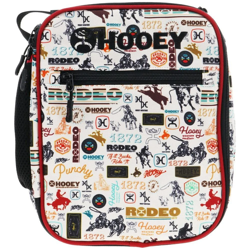 Hooey Lunchbox Red/Cream Conversational