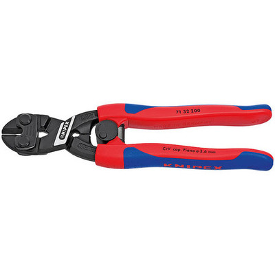 Knipex 7132200 CoBolt Compact Bolt Cutter, 8-Inch (7132200)