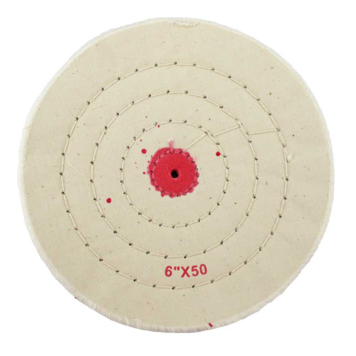 Buffs Finex Muslin Shellac Centers Diameter 6 Inch Ply 50 Stitching 4 Rows