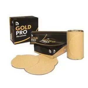 U. S. Chemical & Plastics 84209 2-3/4"X16-1/2" PSA P150 Gold