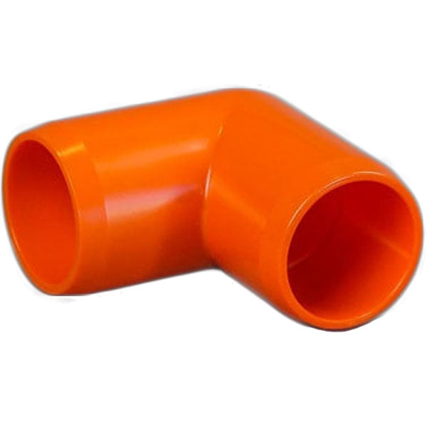 Orange 3/4" Furniture Fitting 90 Elbow (FF-90-007-ORANGE)