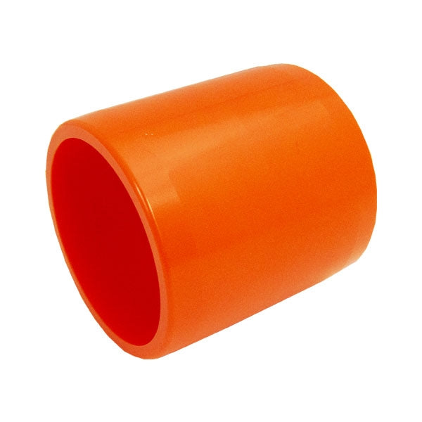 Orange 2" Furniture Fitting External Coupling (FF-CO-020-ORANGE)