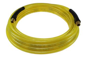 CO PFE60506TY Flexeel Hose, 3/8" ID x 50', 3/8" MPT, Transparent Yellow