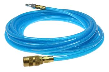 CO PFE6050T15X Flexeel Hose, 3/8" ID x 50', 1/4" Industrial, Transparent Blue