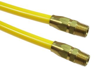 CO PR14-10-Y Flexcoil 1/4" ID x 10' 1/4" MPT Rigid Reusable Yellow