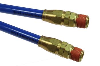 CO PR516-154B-B Flexcoil 5/16" ID x 15' 1/4" MPT Swivel Reusable Dark Blue