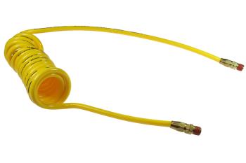 CO PR38-304B-Y Flexcoil, 3/8" ID x 30', 1/4" MPT Swivel Reusable, Yellow