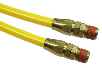 CO PR14-30B-Y Flexcoil 1/4" ID x 30' 1/4" MPT Swivel Reusable Yellow