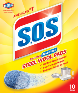 SOS Steel WoolSoap Pads