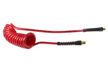 CO PU14-56-R Flexcoil 1/4" ID x 5' 3/8" MPT Rigid Red