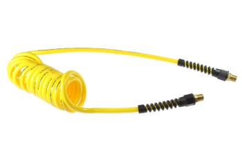 CO PU516-30-Y Flexcoil, 5/16" ID x 30', 3/8" MPT Rigid, Yellow